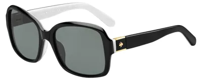 Zdjęcie produktu dla KATE SPADE ANNORA/P/S QOP, okulary przeciwsłoneczne damskie, kolor: czarny i biały, wymiary: 54/18/130