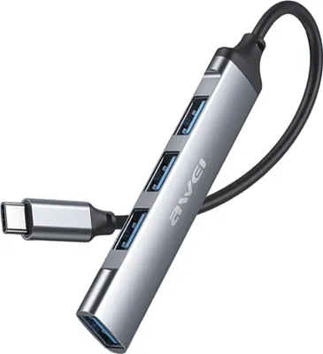 Obrázok produktu pre Awei Hub Cl-150T 4Xusb-A Čierna/Čierna