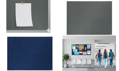 Produktbild von nobo Filztafel Impression Pro, (B)600 x (H)450 mm, blau