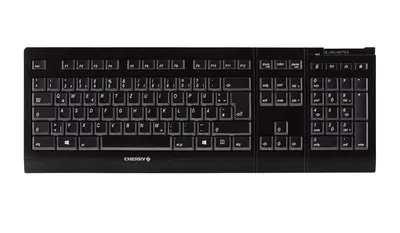 Image de CHERRY B.UNLIMITED 3.0 - Ensemble clavier et souris - sans fil - 2,4 GHz - anglais - Commutateur de touches : CHERRY SX - noir (JD-0410EU-2)
