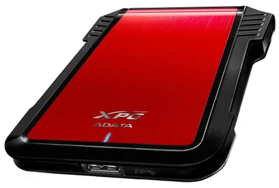 Obrázok produktu pre ADATA EX500, HDD/SSD rámček, 2.5", Serial ATA III, USB pripojenie, Čierna, Červená
