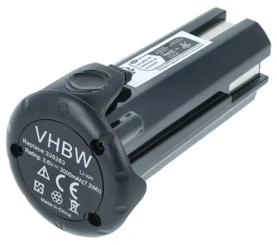 Produktbild von vhbw Akku Ersatz für Bostitch 9B12070R für Werkzeug (2000 mAh, Li-Ion, 3,6 V)