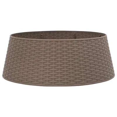 Obrázok produktu pre Vianočná sukňa na stromček hnedá Ø65x23 cm plastová