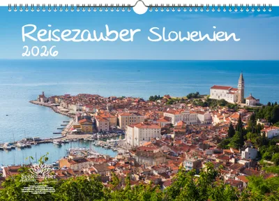 Produktbild von Reisezauber Slowenien DIN A3 Kalender für 2026 Urlaub Reise Stadt und Land - Seelenzauber