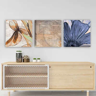Zdjęcie produktu dla Wallity, P6615359082- RMY1314, Kolorowe, obrazy na płótnie, 90 x 30 cm, 100% płótno