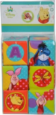 Image de Simba 109331003 Winnie l'Ourson : Cube empilable en peluche