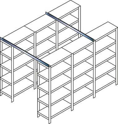 Produktbild von Querverband-Set4: 3000mm, für den - Aufbau von Querverbänden