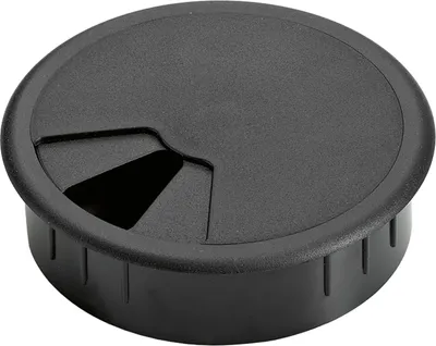 Produktbild von Hettich Kabeldurchlass, ø 80 mm, schwarz