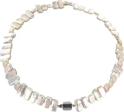 Produktbild von Collier - Zuchtperlen Sterlingsilber - weiß/rosé