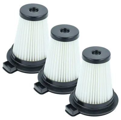 Produktbild von vhbw 3 Faltenfilter Ersatz für Grundig C00874236, 874236, 9178039181 für Nass- & Trockensauger - Patronenfilter Schwarz Weiß