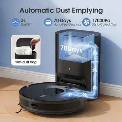 Obrázok produktu pre Robotický vysávač B40 PLUS - Robotický vysávač - Automatický vysávač - Robotický mop - Robotický vysávač
