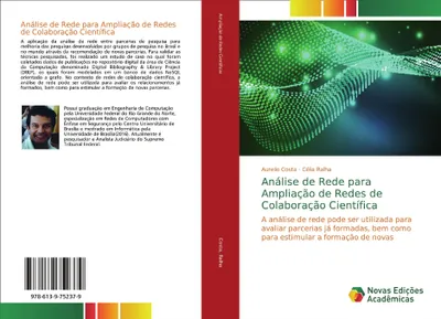Produktbild von Análise de Rede para Ampliação de Redes de Colaboração Científica
