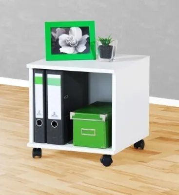 Produktbild von Rollcontainer Bürocontainer Nachtschrank weiß