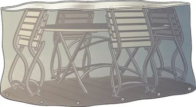 Produktbild von Ochranný obal GARDEN PLACE pre súpravu záhradného nábytku 230 x 180 x 70 cm priehľadný