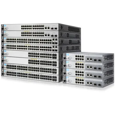 Produktbild von HPE Aruba Networking Aruba 2530 8G PoE+, Managed, L2, Gigabit Ethernet (10/100/1000), Power over Ethernet (PoE), Rack-Einbau, Wandmontage