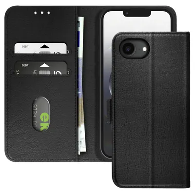 Obrázok produktu pre Avizar, puzdro typu Chesterfield s funkciou stojana pre Apple iPhone 17e, čierne