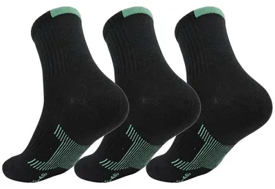 Produktbild von 3 Paar Herren Sport Sneaker Socken Quarter Socks Kurzsocken Halbsocken Schwarz/43-46