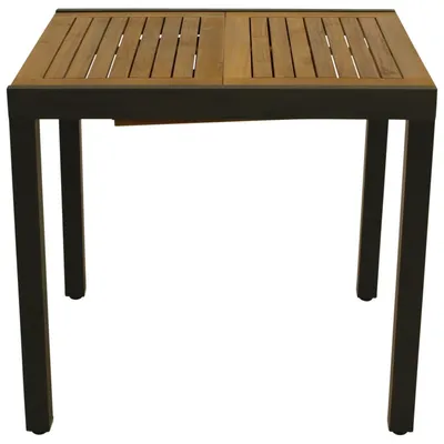 Produktbild von Tisch 80-120 x 75 x 70 cm Akazie Aluminium Grau Natur