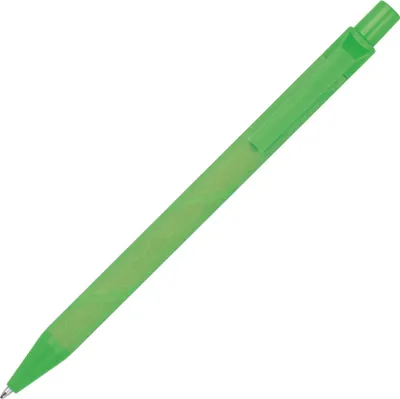 Produktbild von 10x Kugelschreiber aus Pappe / Farbe: grün