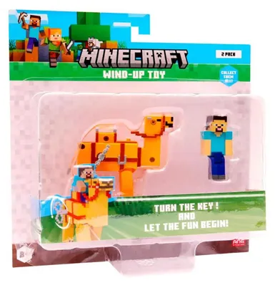 Obrázek produktu pro Pmi Minecraft S2 – figurka Steva a Camela, vícebarevná  Vícebarevná, univerzální velikost