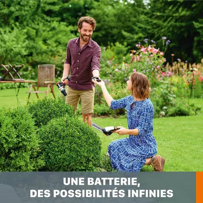 Productafbeelding van Lithium-Ion Accu - Dubbele Oplader - 2 x 4000 mAh - 20V/40V/80V Compatibel - Zwart
