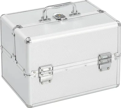 Obrázok produktu pre Prolenta Premium - Kozmetický kufrík 22x30x21 cm strieborný hliník