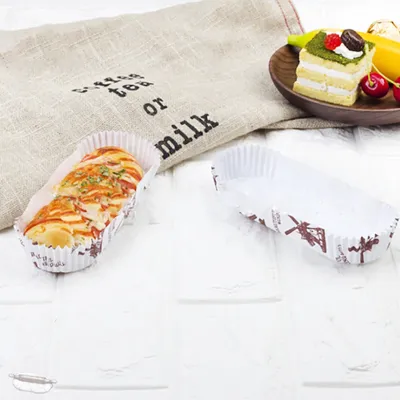 Obrázok produktu pre 300 ks domácnosť Cupcake Wrapper prípad tortu papier pohár kuchyne pečivo pečenie príslušenstvo (veterný mlyn typ lode formy) (veterný mlyn typ lode formy)