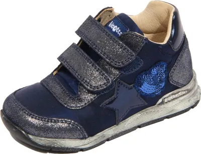 Image de H3546 baskets bimba fille FALCOTTO FELIX enfants effet vintage chaussures bleu