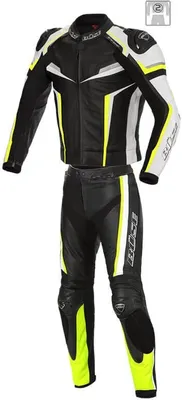 Zdjęcie produktu dla Kombinezon motocyklowy męski BUSE Mille czarno-neonowy żółty 102008 52