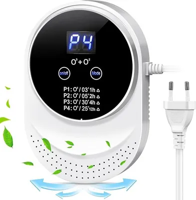 Produktbild von Luftreiniger, Ozongenerator, Geruchskiller, Ionizer Generator, für Wohnung, Autos, Badezimmer, Küche, Rauch, Haustiere, Formaldehyd und Geruch