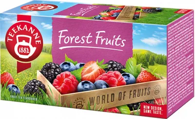 Obrázek produktu pro Teekanne Forest Fruits ovocno-bylinný čaj Lesní ovoce (20ks), 13183