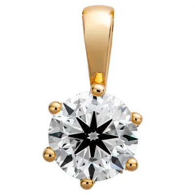 Produktbild von Orolino Anhänger 750/- Gold 1,3cm gelb Brillant weiß 067340174-1