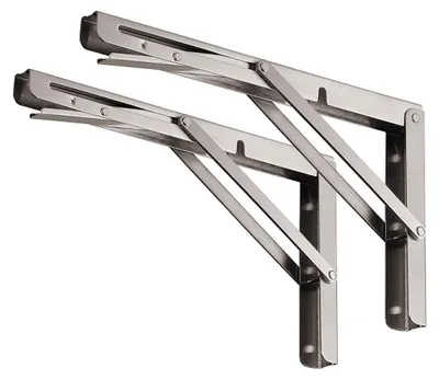 Imagen del producto de Soportes abatibles para estanterías, para montaje propio, juego de 2