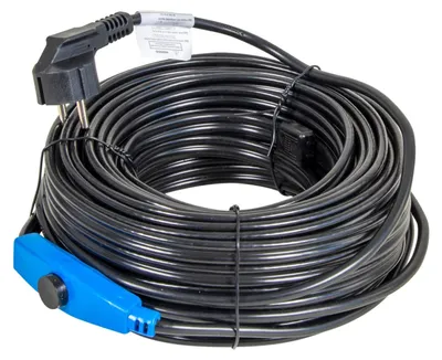 Produktbild von horizont Frostschutz-Heizkabel 230 V – 24 m - Heizband mit Thermostat für Wasserleitungen, frostfrei bis -45 °C