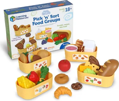 Produktbild von Learning Resources Spielzeug Lebensmittelgruppen Set - Lernspielzeug