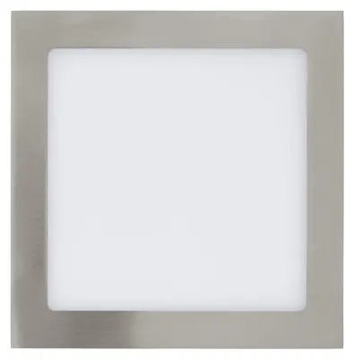 Zdjęcie produktu dla EGLO Fueva 1, Oświetlenie miejscowe wpuszczane, Niewymienialne źródło światła, LED, 16,5 W, 3000 K, Nikiel, Biały