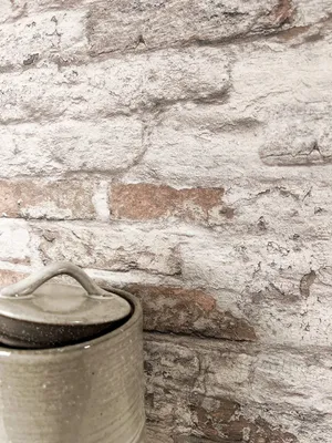 Produktbild von NEWROOM Tapete Grau Vliestapete Stein - Steintapete Modern Rot Hellgrau Ziegelstein Klinker Steinoptik 3D Optik Backstein