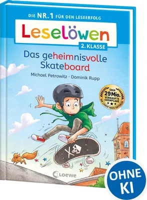 Produktbild von Leselöwen 2. Klasse -  Das geheimnisvolle Skateboard