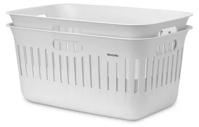 Produktbild von Brabantia Collect-It, 40 l, Rechteckig, Recycelbarer Kunststoff, Weiß, Belgien, 587 mm