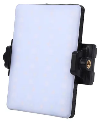 Obrázok produktu pre Prenosné LED RGB selfie svetlá s prednou a zadnou svorkou pre smartfóny, tablety a notebooky