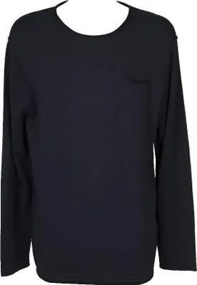 Zdjęcie produktu dla Sweter męski z długim rękawem i okrągłym dekoltem GUESS, nr katalogowy M54R04 Z0PA0, rozmiar XXL, skład: 45% bawełna, 5% wełna, 50% wiskoza