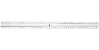 Produktbild von Lineal 500 mm mit beidseitigem Skalenaufdruck