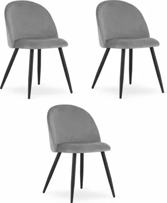 Produktbild von Valora BELLO Stuhl 3er Set | Funktionales Stuhlset für Zuhause
