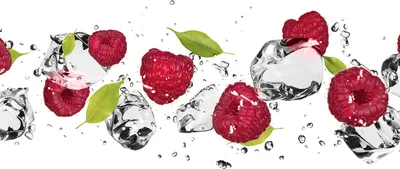 Produktbild von Tulup Glas-Bild -140x70- Wandkunst Dekorative Wand für Küche & Wohnzimmer - Essen & Getränke - Himbeere Wasser - Rosa