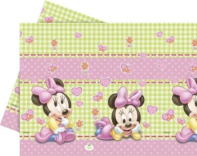 Produktbild von Baby Minnie Kunststoff Tischdecke 120x180cm