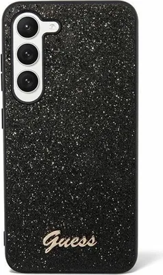 Produktbild von Guess Galaxy S24 Ultra Back cover case - Glitter script - Black