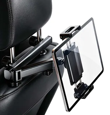 Productafbeelding van Tablethouder voor in de auto, 360° rotatie, geschikt voor 4,7 tot 13 inch apparaten