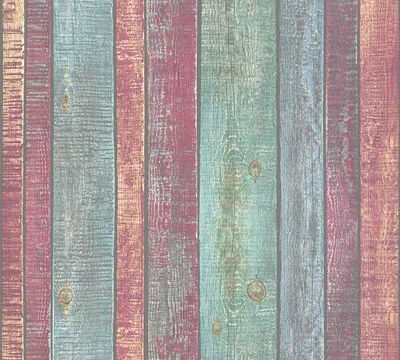 Produktbild von A.S. Création Vliestapete Best of Wood`n Stone 2nd Edition Tapete blau bunt rot 10,05 m x 0,53 m 319931 31993-1