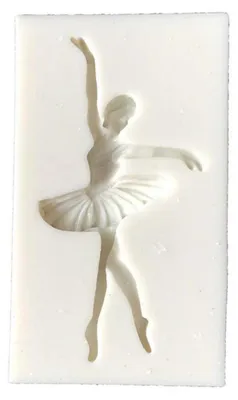 Immagine prodotto di Stampo in silicone a forma di ballerina per decorazioni di torte, cioccolato e fondant