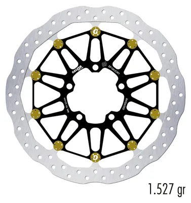 Image de Disque de frein Galfer 2x DF194JCW1G03, type WAVE® FLOATECH, flottant, pour l'avant, dimensions 330x6 mm